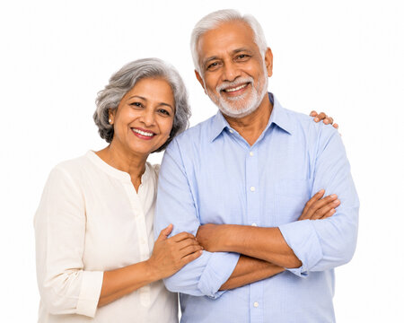 portrait of senior couple