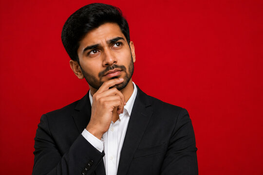 young man thinking