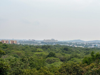 Fototapeta premium view from the top of the Ayudha Hills