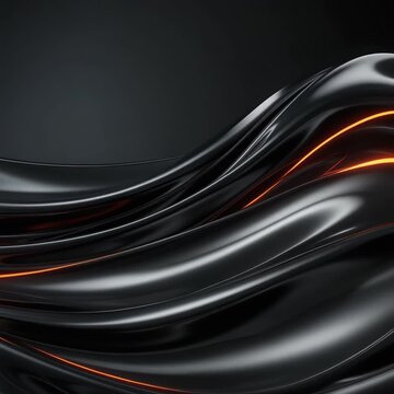 Abstract Black and Red Wave Light Background with Dynamic Curved Lines, Smoke Texture, Artistic Vector Motion Design and Dark Modern Abstract Pattern Wallpaper