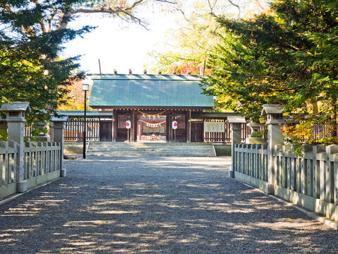 Chitose shrine in Hokkaido, Japan.