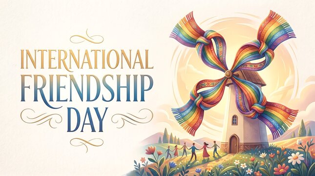 International Friendship Day Celebration Concept.