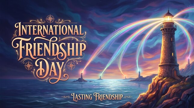 International Friendship Day Celebration Concept.