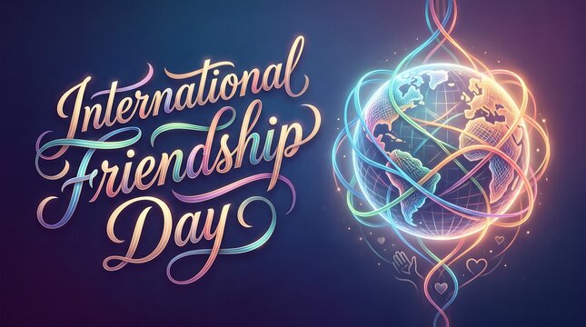 International Friendship Day Celebration Concept.