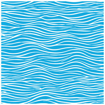 seamless pattern with waves
