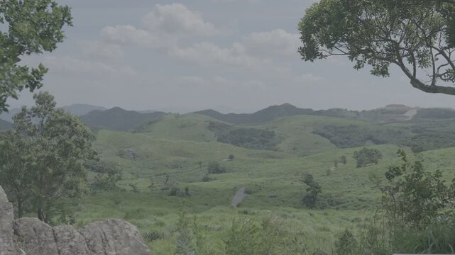 夏の平尾台の景色(4k, 24fps, slog, All-Intra)