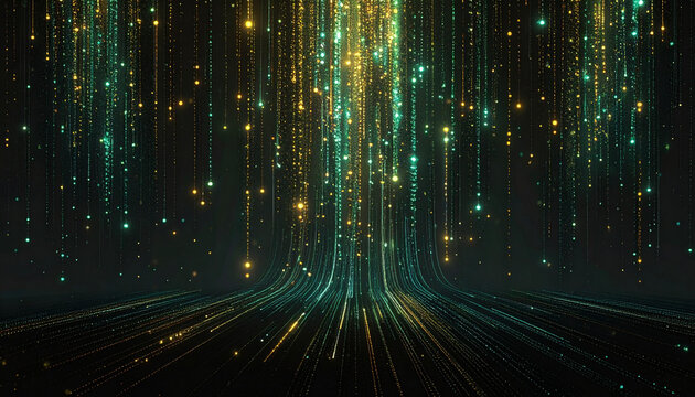 サイバーグリッド AI 　CG ネットワーク背景画像 - Generative AI