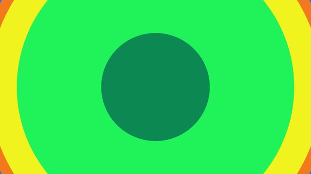 Abstract Colorful cricl Background with Glossy Green Glass Sphere Button Icon 3D Vector Illustration for Web Design Internet Symbol and Modern Graphic Template