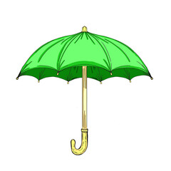 umbrella isolated on white background © rifki