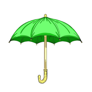 umbrella isolated on white background