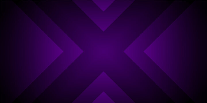 Abstract Dark Purple Geometric Background with Overlapping X-Shape Patterns and Gradient Lighting for Modern Digital Design