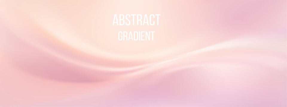 Cream abstract pastel and bg gradation gradient with light background white. Color minimalist warm and luxury neutral sand with nude yellow brown. Fashion bg wave and beige cream plain.