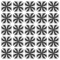 Fototapeta premium black and white seamless pattern