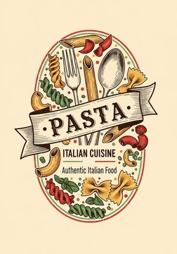 A Symphony of Spirals and Ribbons: An Italian Culinary Ode