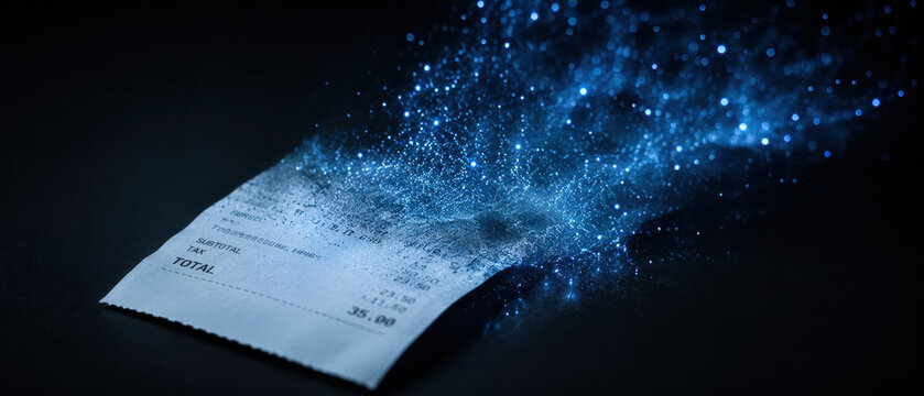 Fintech disruption transforms banking with digital innovation and futuristic technology reshaping financial transactions and customer experience