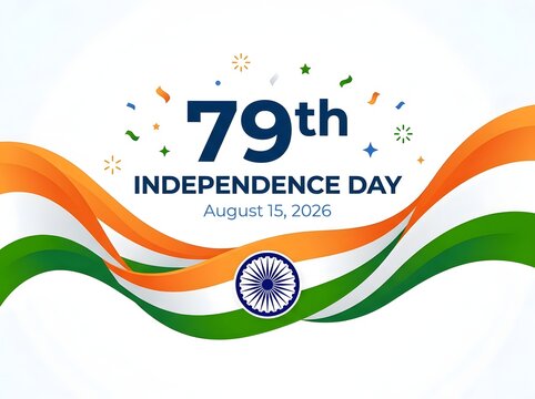 79th indian independence day celebration background