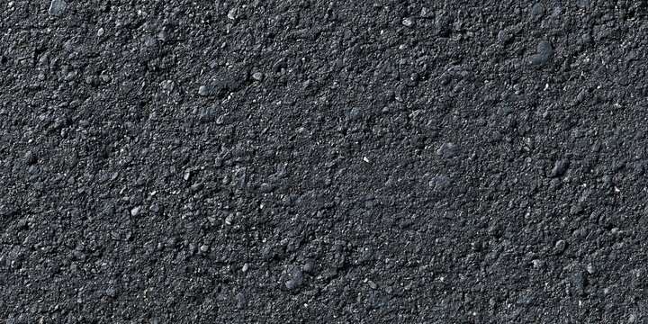 Close-up of rough asphalt texture with small stones and concrete look
