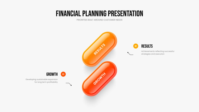 Advertising Introduction Two Option Infographic Slideshow Layout. Digital Briefing Frame Design Vector Illustration. Visual Showcase 2 Step Diagram Presentation Template.