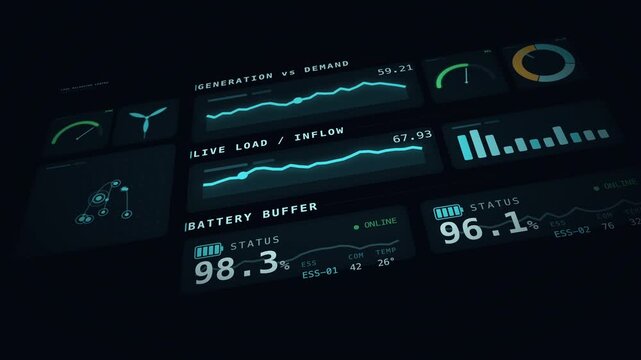 Dynamic Load Balancing Concept Animation with Consumption and Generation Elements