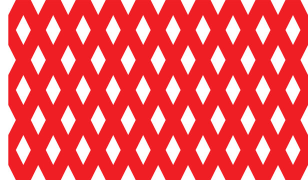 Red diamond pattern with transparent background in digital design and decorative art.