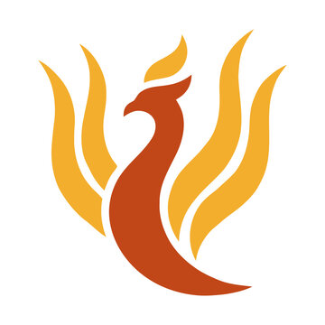 Stylized Phoenix Logo