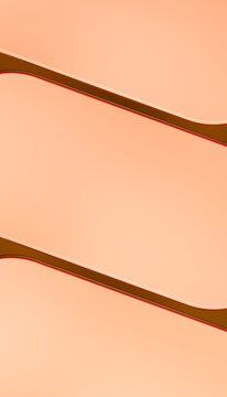 Abstract minimalist background with curved lines and pastel tone