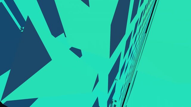 ambient abstract motion background featuring a seamlessly looping geometric structure of pulsing cubes driven by cellular automata algorithms.
