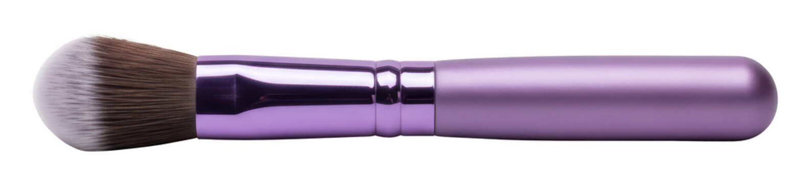 Professional makeup brush png soft blending brush png purple makeup brush png isolated transparent background image
