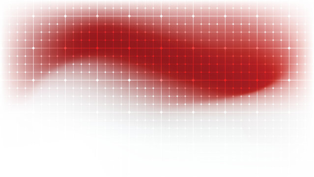 Abstract red grid background. Digital technology pattern with glowing lines for corporate design.
