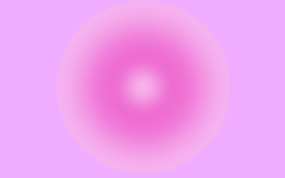 Pastel Pink Radial Gradient Background, Soft Circle Blur Abstract Glow Texture
