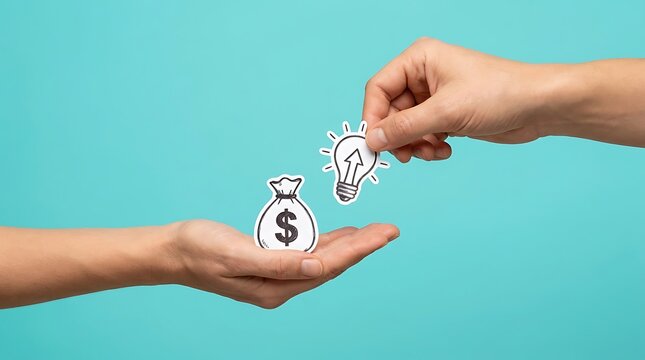 Exchanging Money for an Idea The Concept of Business Investment and Funding for Innovation