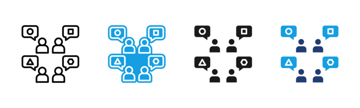 Heterogeneous icon multiple style collection