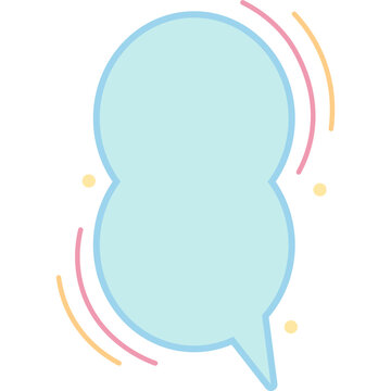 Cartoon Conversation Speech Bubble
