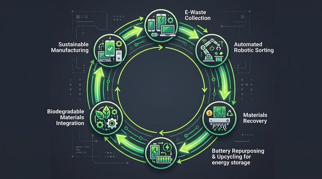 The future of tech is circular. Turning everyday e-waste into clean energy gold via closed-loop systems. Smart recycling wins.