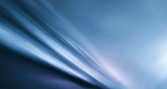 Abstract blue motion light trails background