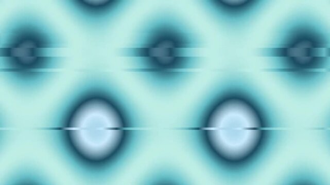 Abstract blue pattern with circles and glitches