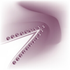 Abstract luxury mauve purple fluid gradient background with elegant 3D pearl curves © SarifinJahan