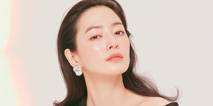 40代, 女性, 美容, スキンケア, 化粧品, 美肌, エイジングケア, 若々しさ, 健康的, 自然体, 日本人, アジア人, 美容医療, 保湿, 美白, ツヤ肌, ナチュラルメイク, フェイシャルケア, 美容液, クリーム, マスク, リフトアップ, シワ改善, ハリ肌, エステ, 美容クリニック, 笑顔, クローズアップ, ポートレート, リラックス, ヘルシーライフスタイル, アンチエイジ