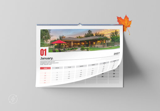 Professional 2027 Calendar Template for Business