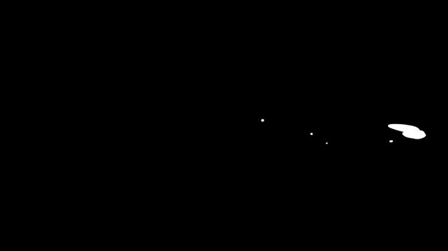 4k hand drawn 2d liquid flush effect, cartoon water splash transition animation for vfx, black screen background