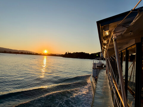 Sonnenuntergang auf dem Thunersee