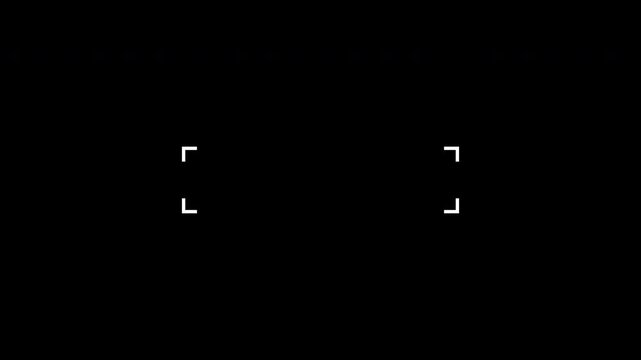 callout text box frame rectangle Futuristic HUD Elements, Technology High frame outline animation on transparent background or alpha channel, 4k video