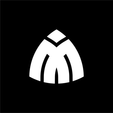 A minimalist, elegant AM/MA crest with a clean, sharp central split. Ideal for legal firms, premium wellness, and luxury hospitality branding.