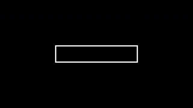 callout text box frame outline rectangle animation with intro animation and outro animation