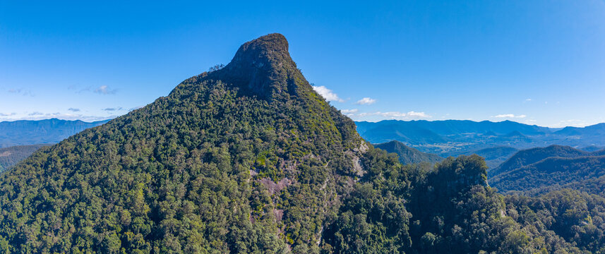 Aerial view of Wollumbin