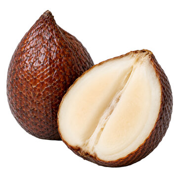 whole and half peeled lychee fruit