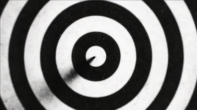A precision target at a range