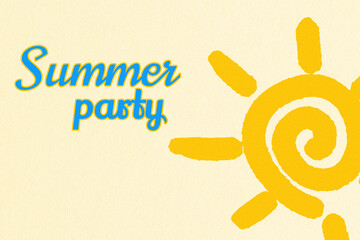 Fototapeta premium Celebrating together during a happy birthday party in a bright summer setting