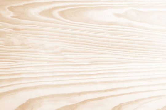Horizontal light brown wood grain texture background