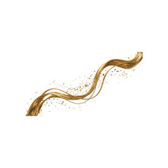Naklejka premium Floating Arc Splash
